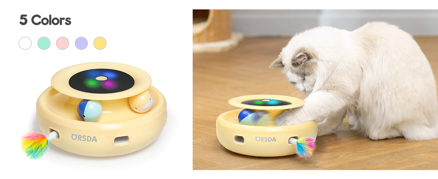 2in1 Interactive Toys for Indoor Cats