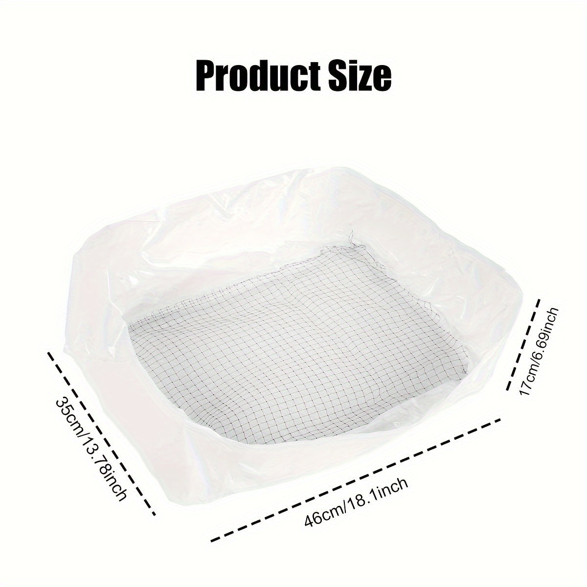 10pcs Reusable Cat Feces Filter