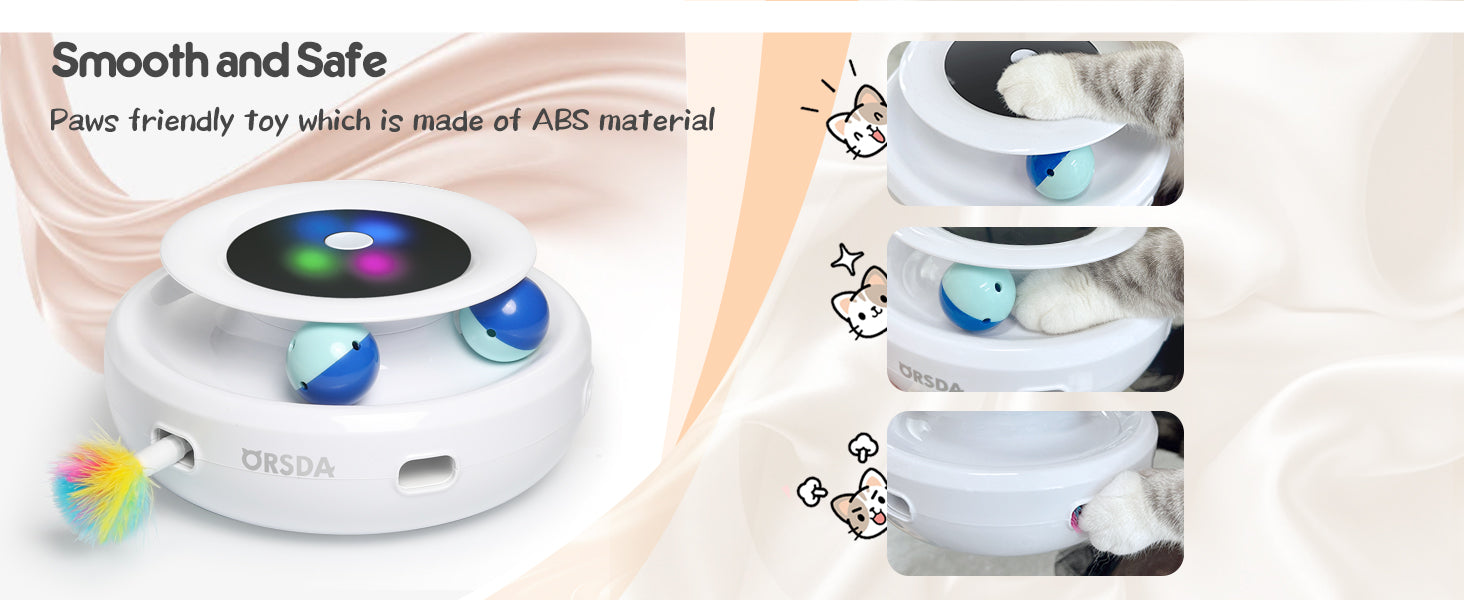 2in1 Interactive Toys for Indoor Cats