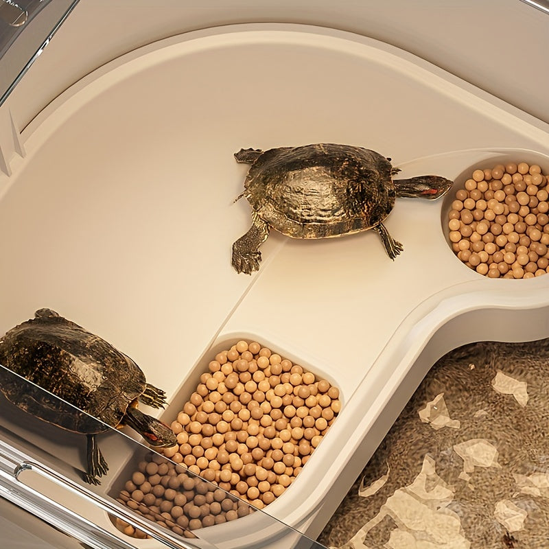 Turtle Aquarium with Feeding Bowl