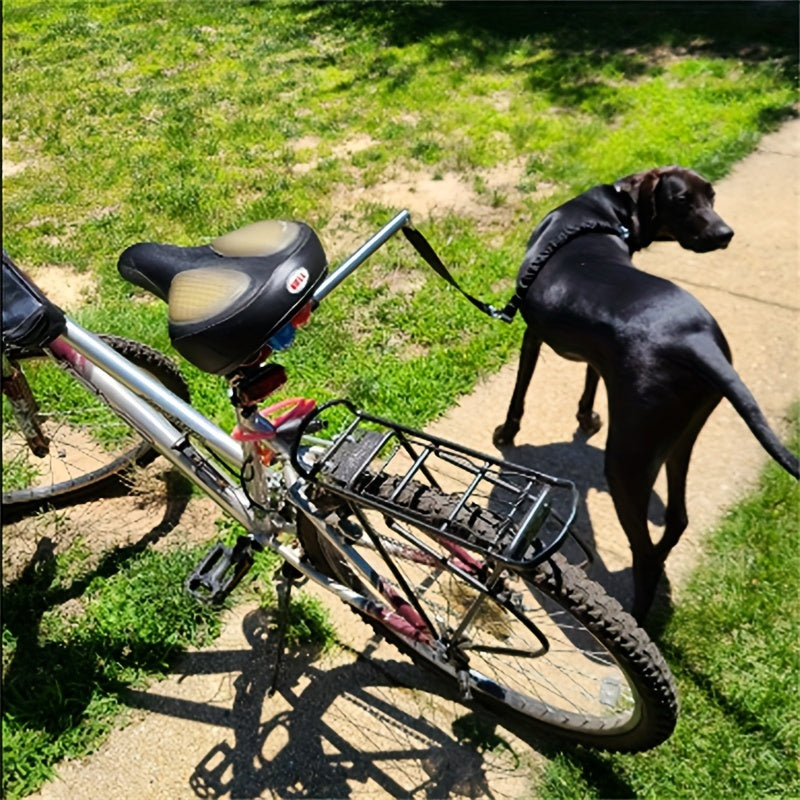 Bike Dog Leash with Detachable Stainless Steel Cable