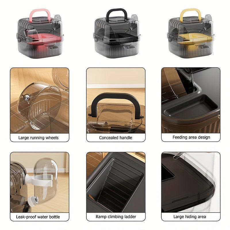 Durable Plastic Small Pet Travel Cage