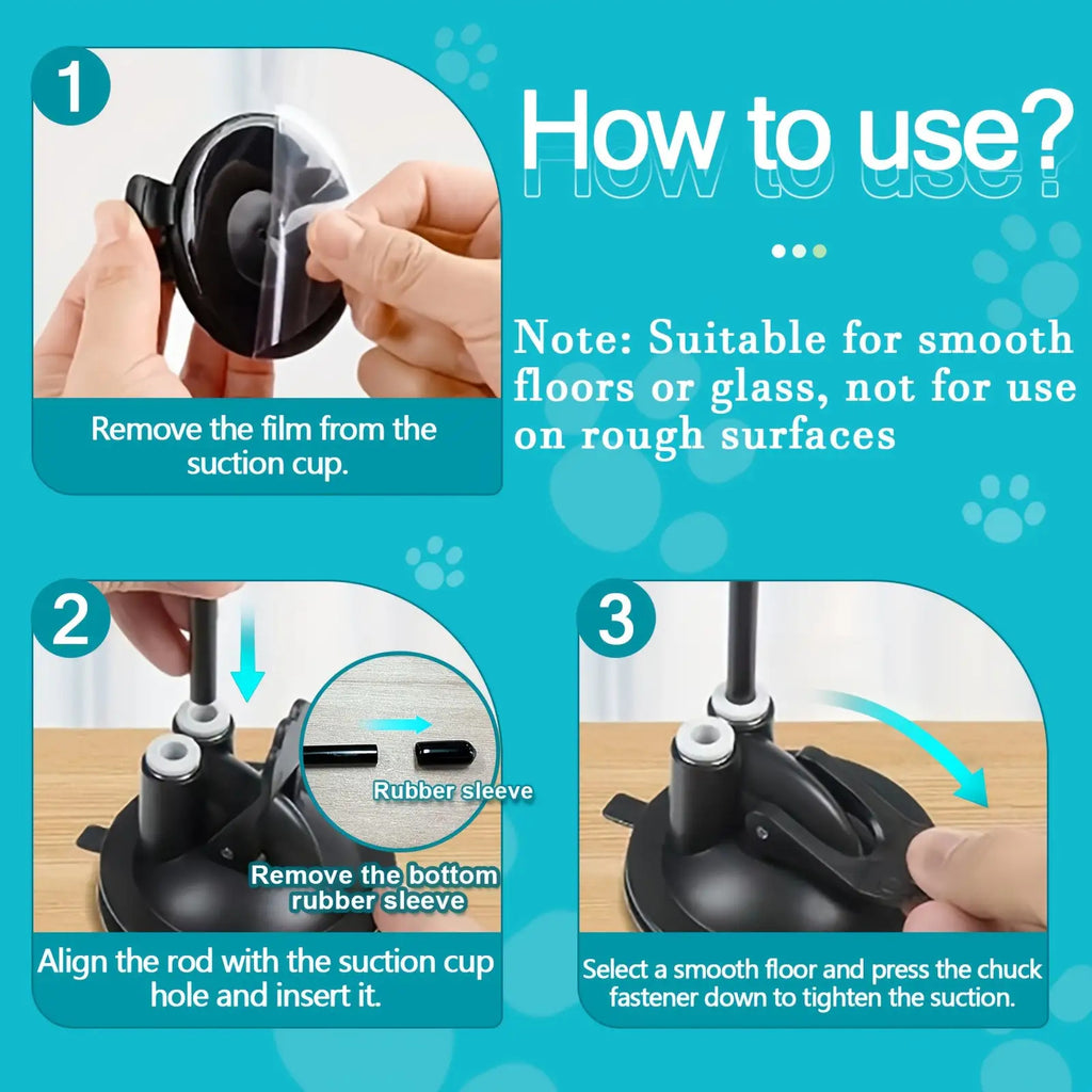 Interactive Cat Teaser Wand Set with Realistic Birds - Handfree Long Pole & Double Rod