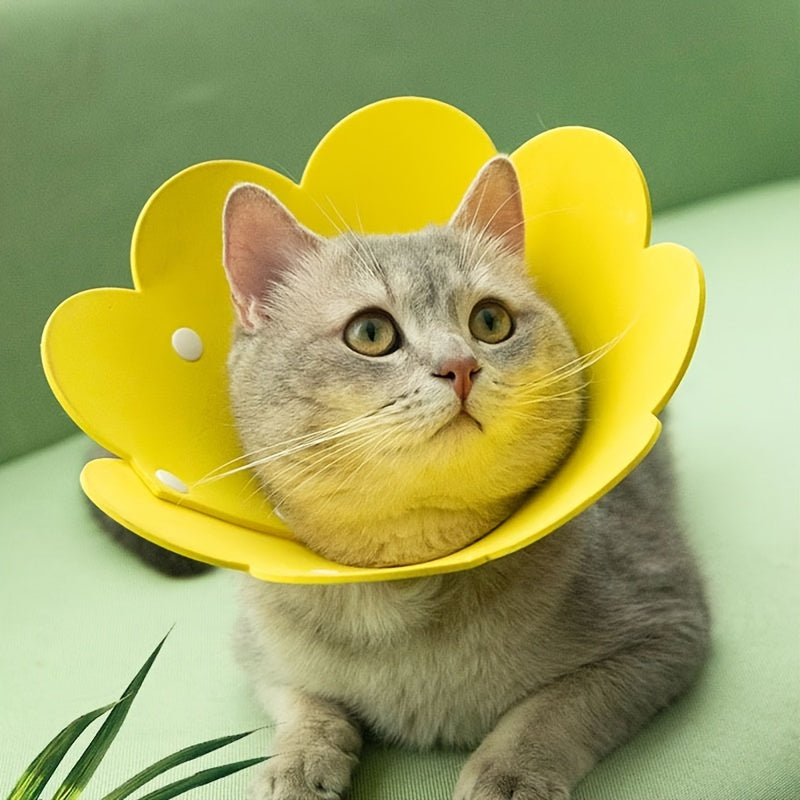 Sunflower Elizabeth Circle EVA Sponge Thin Head Cover for Cats and Dogs, Prevents Licking and Scratching, Neck Circle