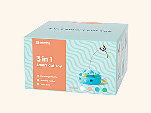 Cat Toys 3in1 Automatic Interactive Kitten Toy