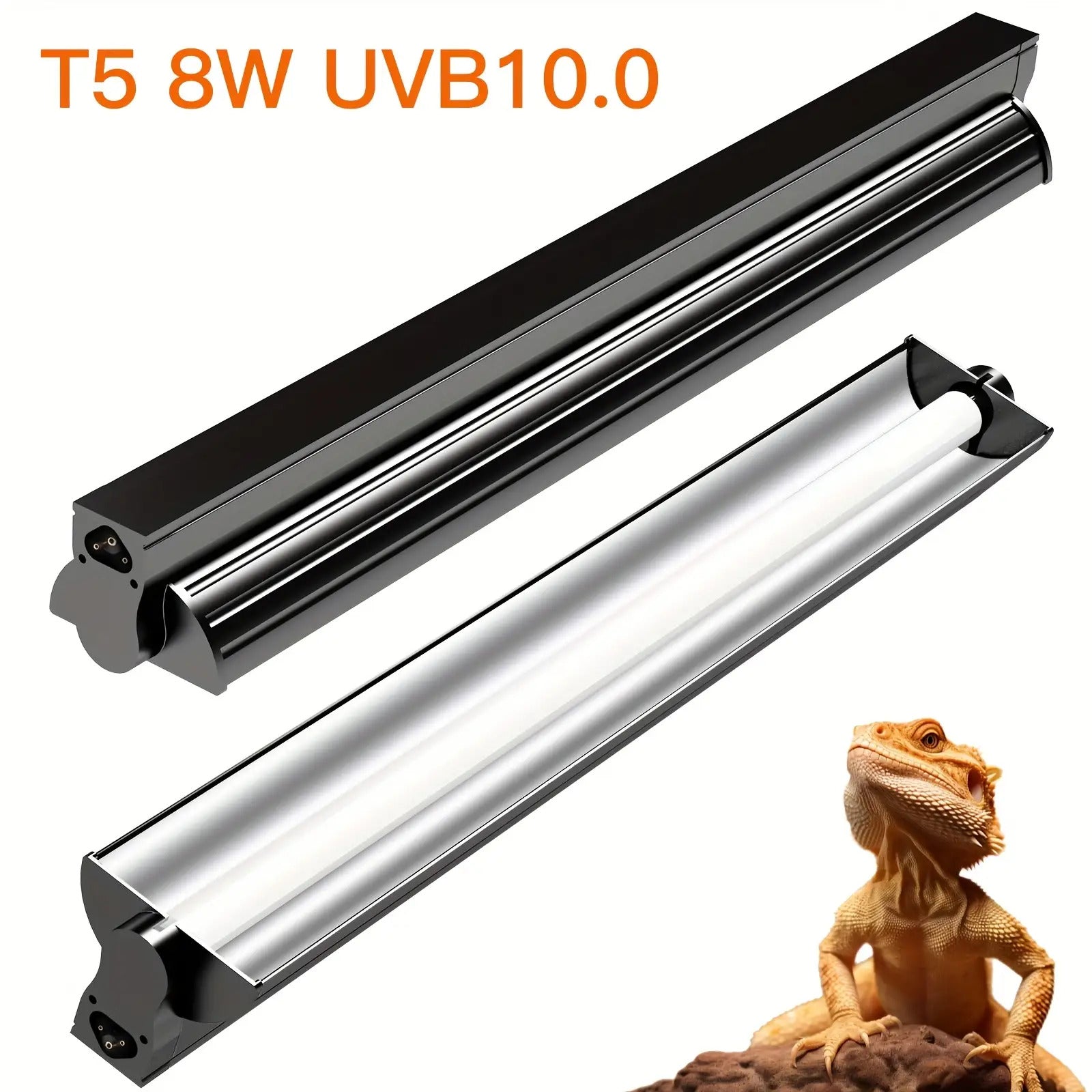 T5 UVB Reptile Light Fixture Combo Kit