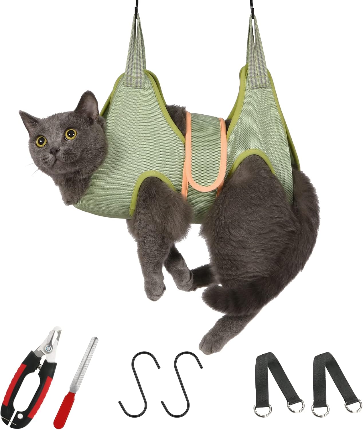 Cat Grooming Hammock Harness for Cats