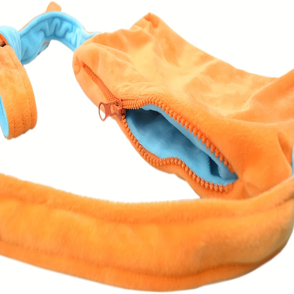 Flannel Small Pet Sling Carrier for Hamsters & Moles