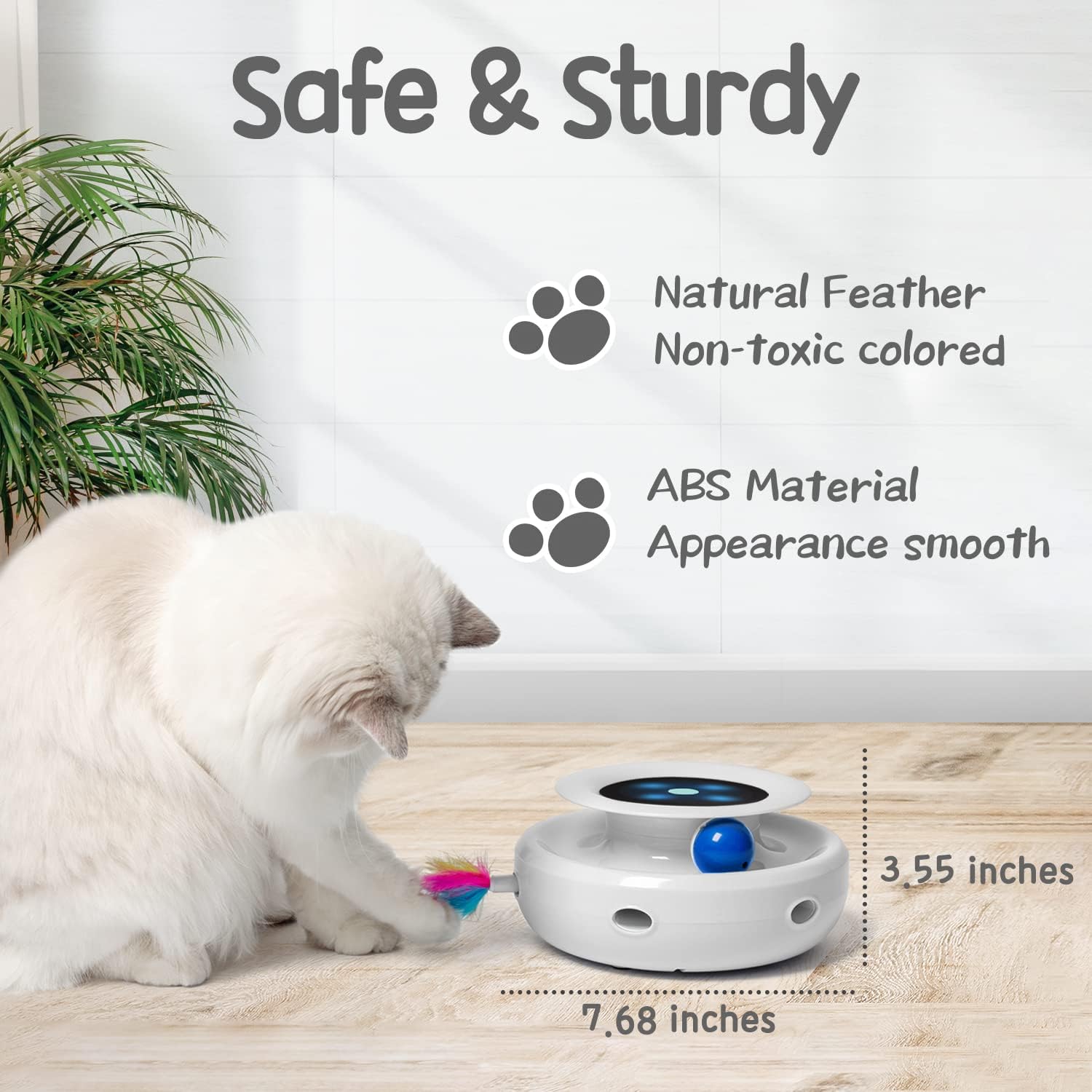 2in1 Interactive Toys for Indoor Cats