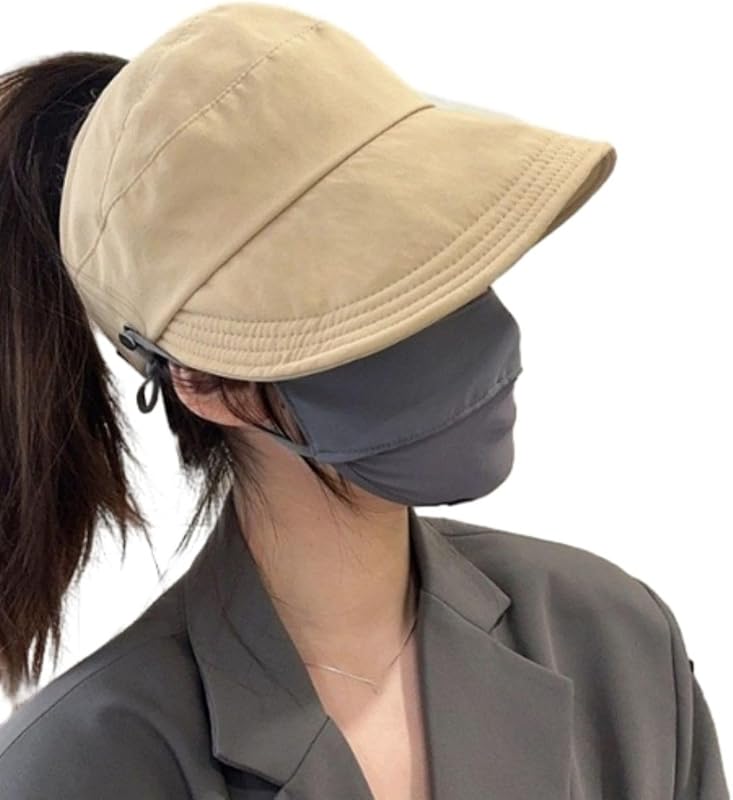 Outdoor Uv Protection Hollow Top Sun Hat, Women's Outdoor Uv Protection Hollow Top Wide Brim Sun Hat