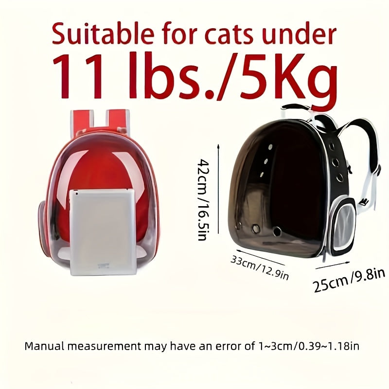 Transparent Breathable Nylon Pet Backpack